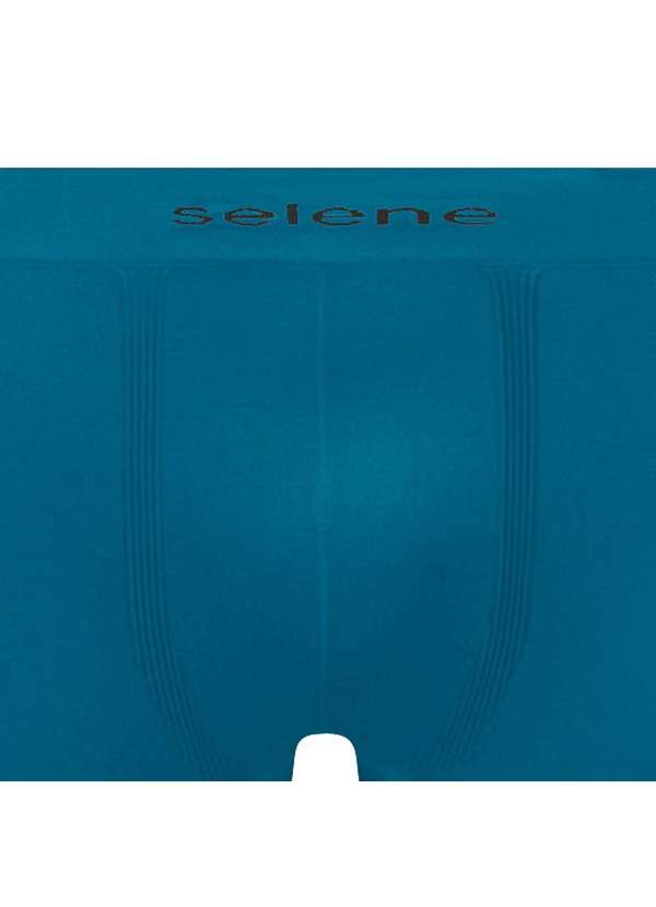Selene - Cueca Boxer Selene sem Costura Masculina Azul 2