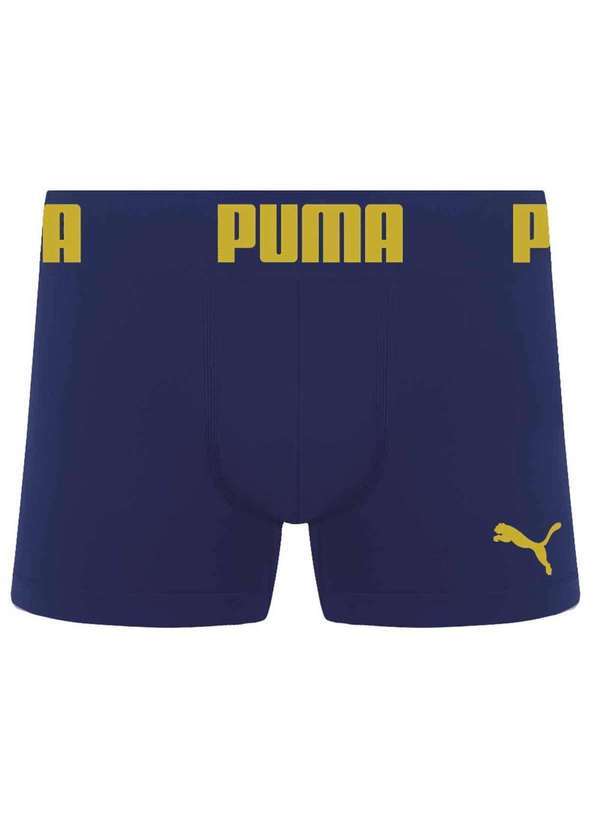Puma - Cueca Puma Boxer sem Costura Azul
