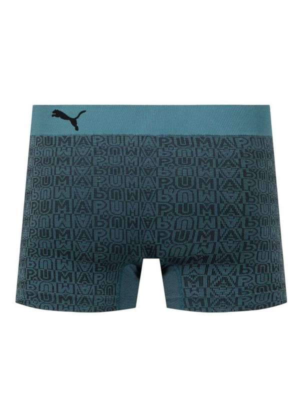 Puma - Cueca Puma Boxer sem Costura Masculina Azul 2