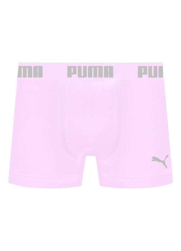 Puma - Cueca Puma Boxer sem Costura Masculina Rosa