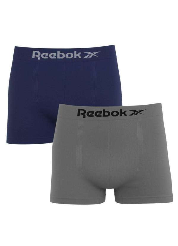 Reebok - Kit 2 Cuecas Boxer Reebok Classic Masculina Azul