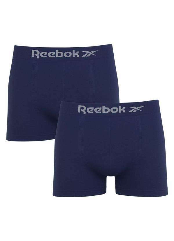 Reebok - Kit 2 Cuecas Boxer Reebok Classic Masculina Azul