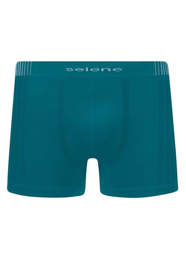 Selene - Kit 3 Cuecas Boxer Selene sem Costura Masculino Azul 4