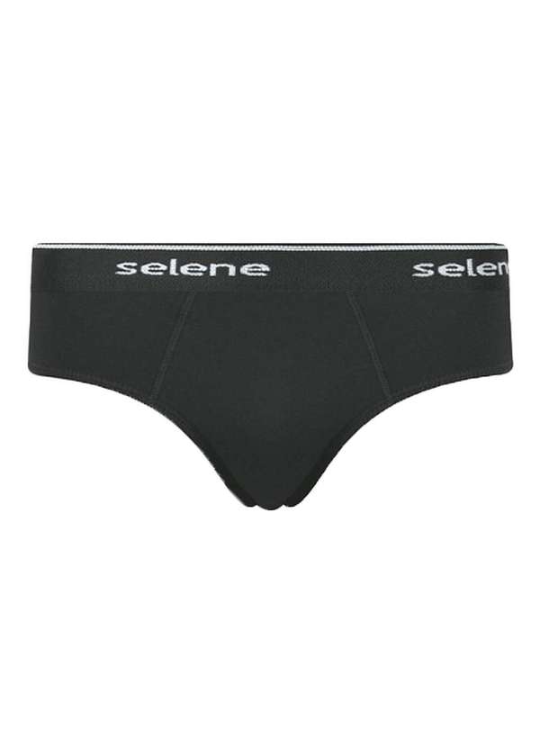Selene - Kit 3 Cuecas Slip Selene Preto 2
