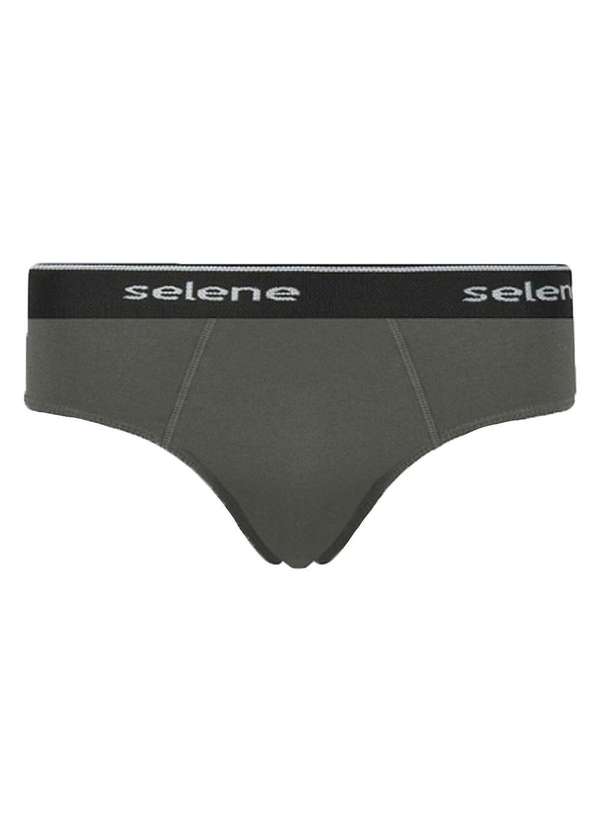 Selene - Kit 3 Cuecas Slip Selene Preto 3