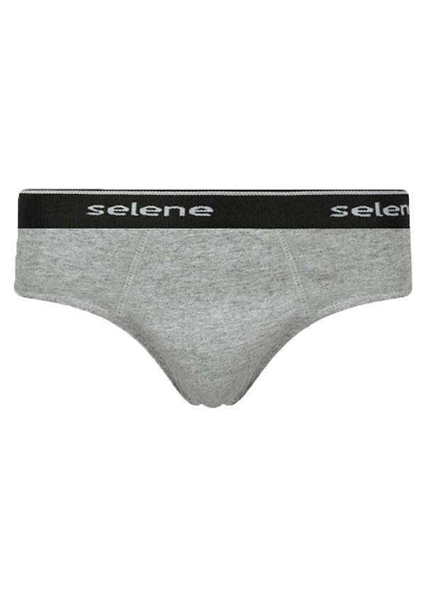 Selene - Kit 3 Cuecas Slip Selene Preto 4