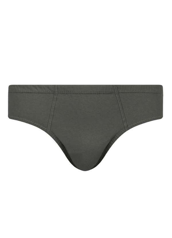 Selene - Kit 9 Cuecas Slip Selene Algodão Masculino Preto 3