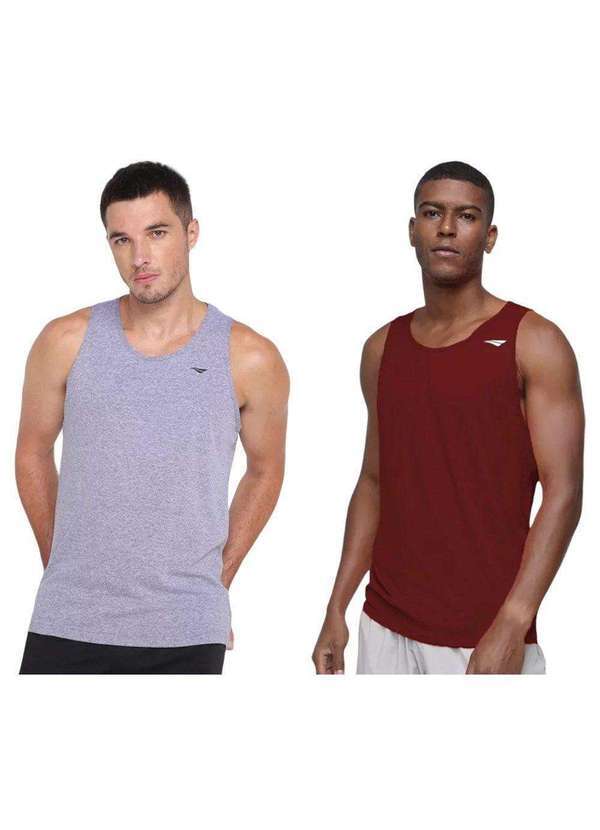 Penalty - Kit 2 Regatas Penalty Duo Masculina Cinza