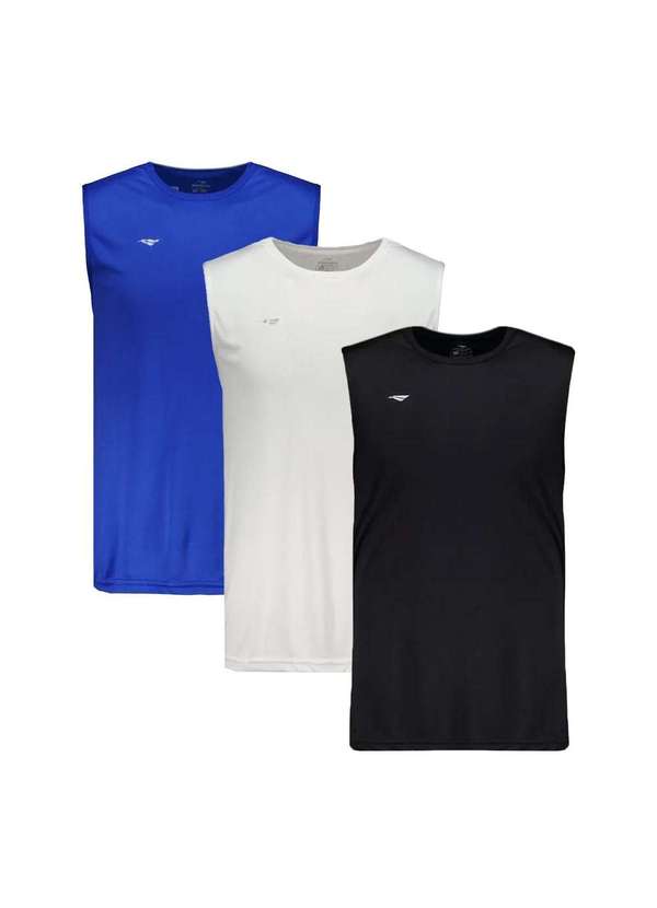 Penalty - Kit 3 Regatas Machão Penalty Matis Masculino Azul