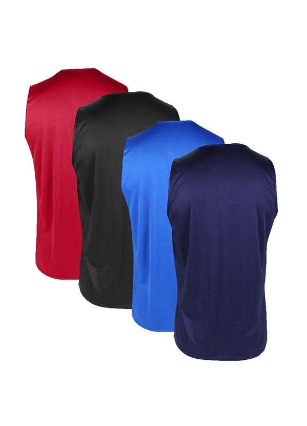 Pmc - Kit 4 Regatas Pmc Básica Masculina Azul 2