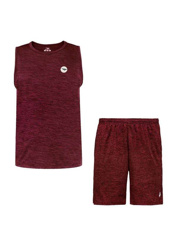 Penalty - Kit Penalty Air Dry Regata Machão e Bermuda Masculina Vermelho