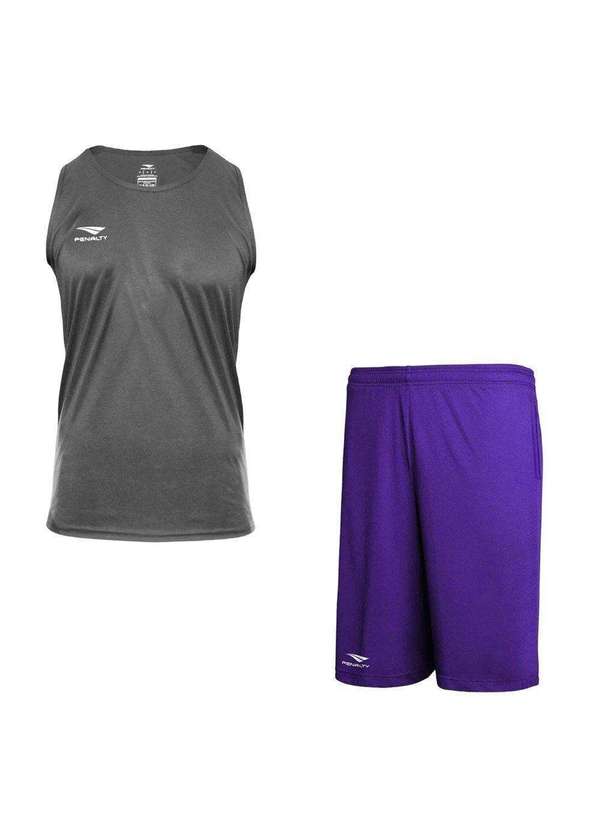 Penalty - Kit Penalty X Regata e Bermuda Masculino Cinza