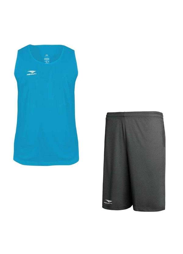 Penalty - Kit Penalty X Regata e Bermuda Masculino Cinza