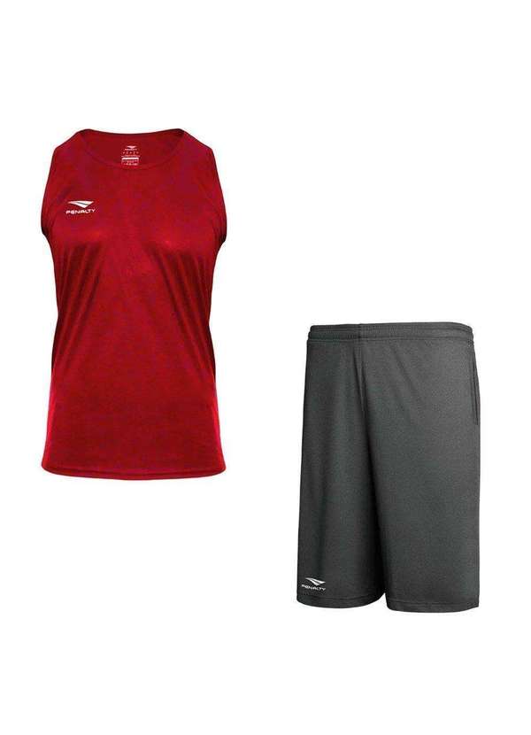 Penalty - Kit Penalty X Regata e Bermuda Masculino Cinza