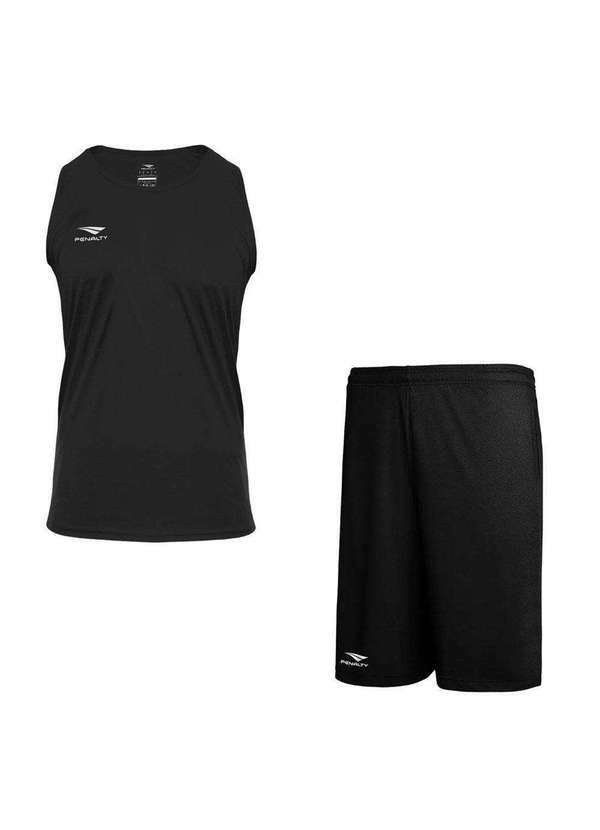 Penalty - Kit Penalty X Regata e Bermuda Masculino Preto