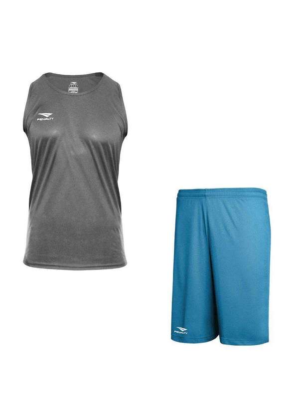 Penalty - Kit Penalty X Regata e Calção Masculino Cinza