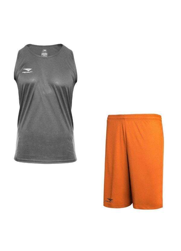 Penalty - Kit Penalty X Regata e Calção Masculino Cinza