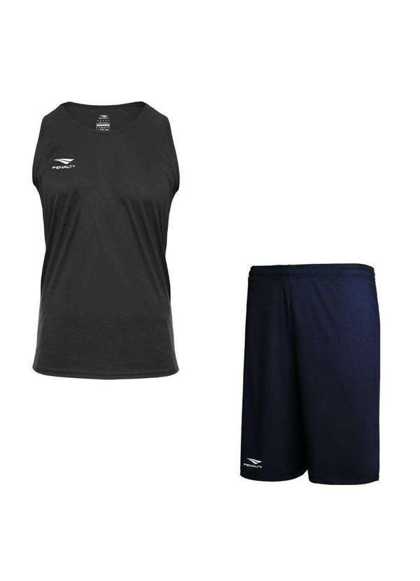 Penalty - Kit Penalty X Regata e Calção Masculino Preto