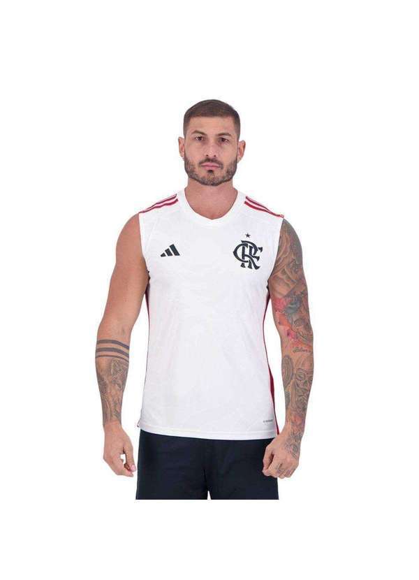 Adidas - Regata Adidas Flamengo Ii 2024 Masculina Branco