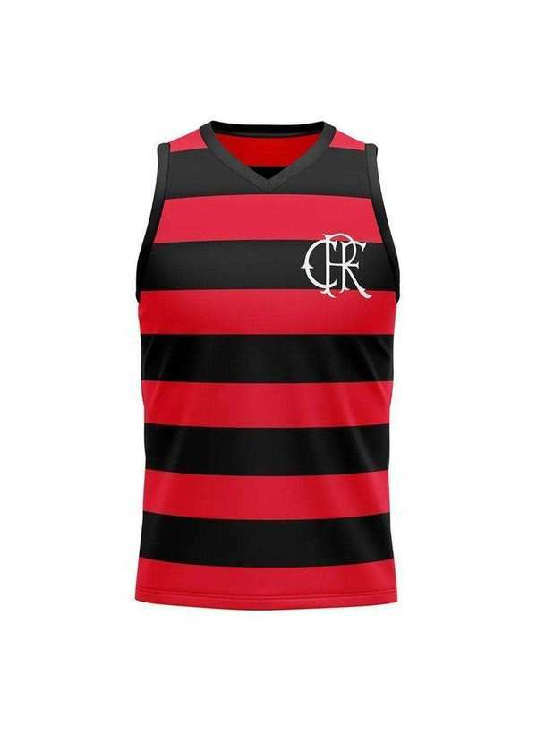 Braziline - Regata Flamengo Braziline Flatri Crf Masculina Preto