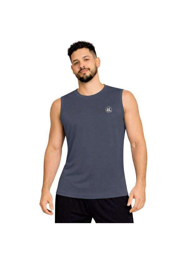 Esporte Legal - Regata Machão Esporte Legal Brisa Masculina Cinza