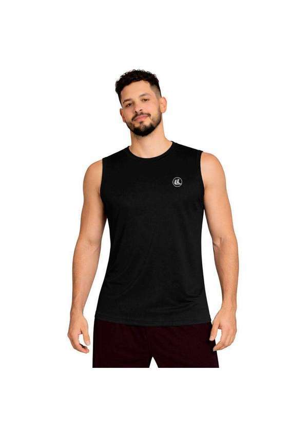 Esporte Legal - Regata Machão Esporte Legal Fresh Masculina Preto