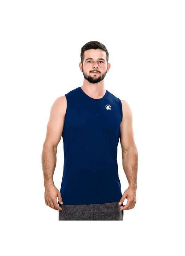 Esporte Legal - Regata Machão Esporte Legal Solutio Uv45 Masculino Azul