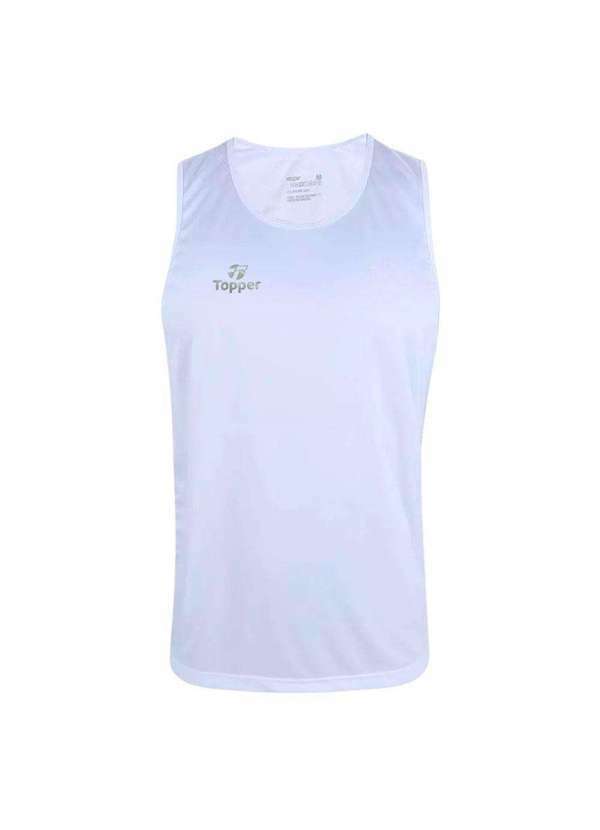 Topper - Regata Topper Treino Classic Masculina Branco