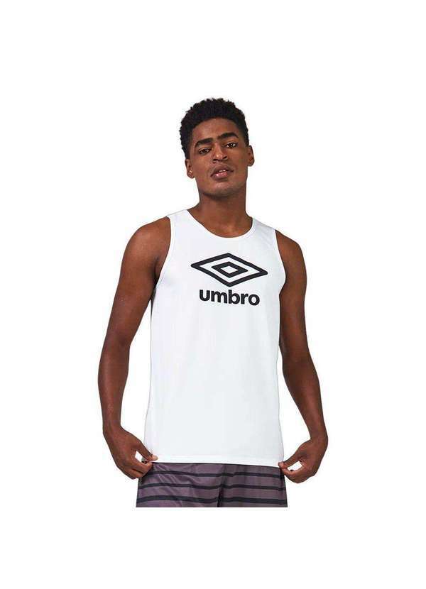 Umbro - Regata Umbro Essential Diamond Masculina Branco