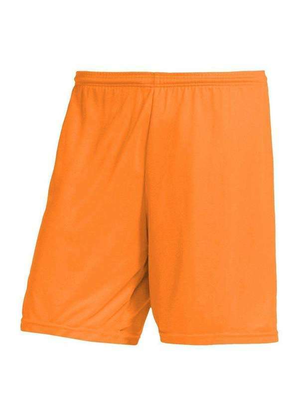 Pmc - Calção Pmc Futebol Masculino Laranja