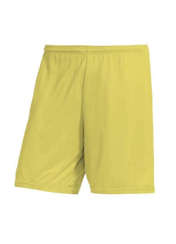 Pmc - Calção Pmc Futebol Masculino Amarelo