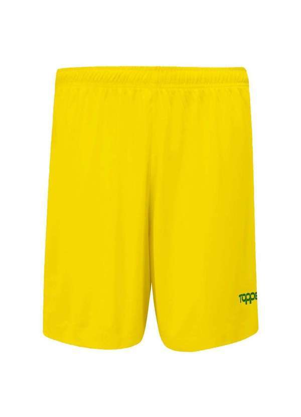 Topper - Calção Topper Fut Classic Masculino Amarelo