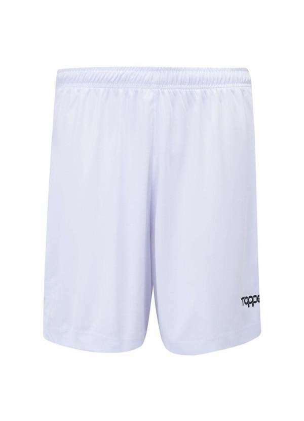 Topper - Calção Topper Fut Classic Plus Size Masculino Branco
