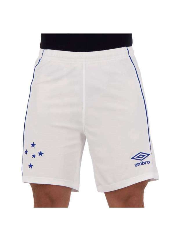Umbro - Calção Umbro Cruzeiro I 2018/19 Infantil Branco