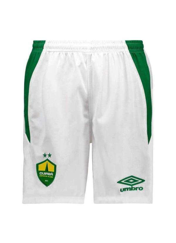 Umbro - Calção Umbro Cuiabá Ii 2021/22 Masculino Branco