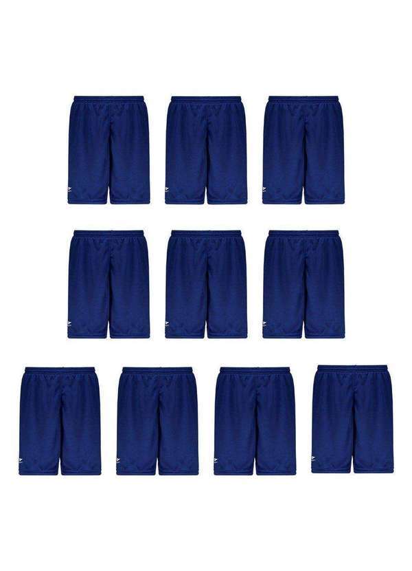 Penalty - Kit 10 Calções Penalty Matís Ix Masculino Azul