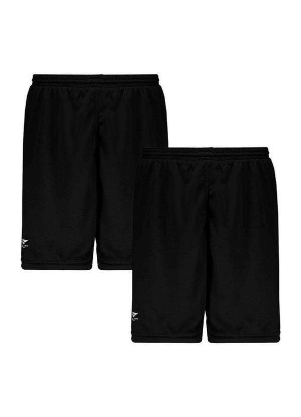 Penalty - Kit 2 Calções Penalty Matís Ix Masculino Preto
