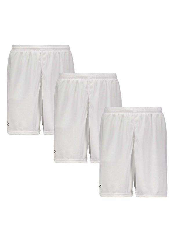 Penalty - Kit 3 Calções Penalty Matís Ix Masculino Branco