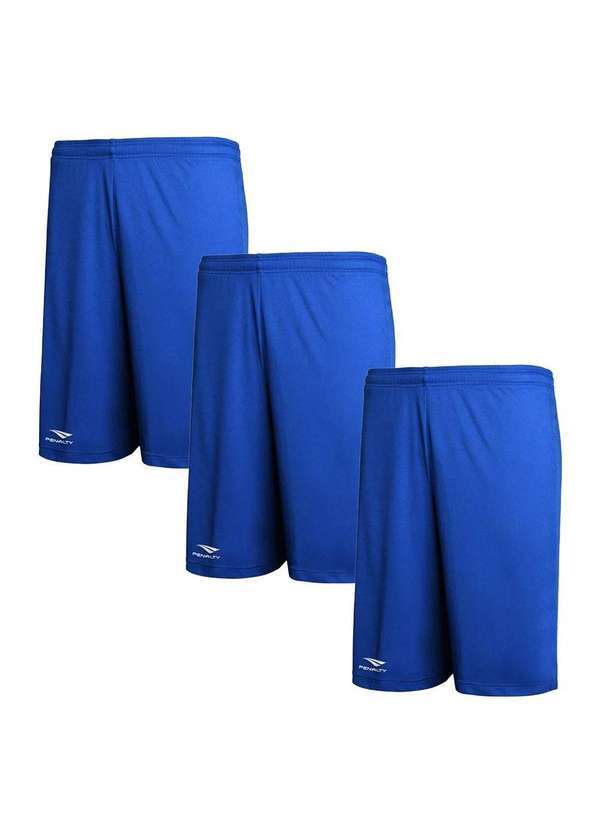 Penalty - Kit 3 Calções Penalty X Masculino Azul