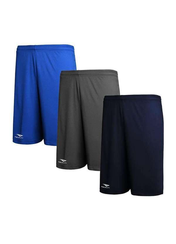 Penalty - Kit 3 Calções Penalty X Masculino Azul