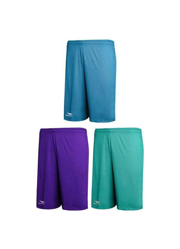 Penalty - Kit 3 Calções Penalty X Masculino Azul