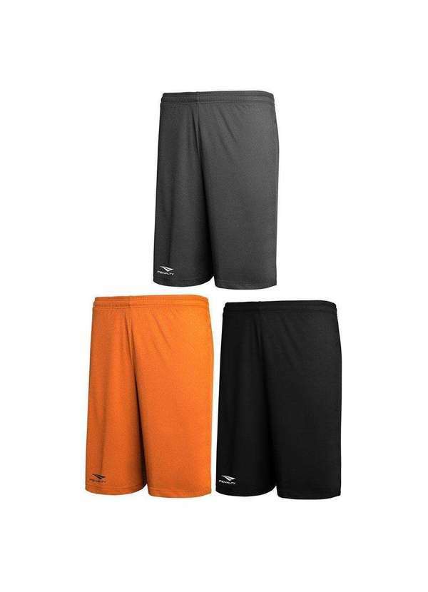 Penalty - Kit 3 Calções Penalty X Masculino Preto