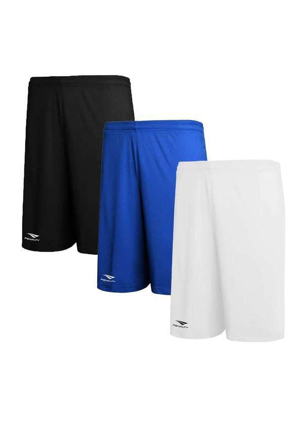 Penalty - Kit 3 Calções Penalty X Masculino Preto