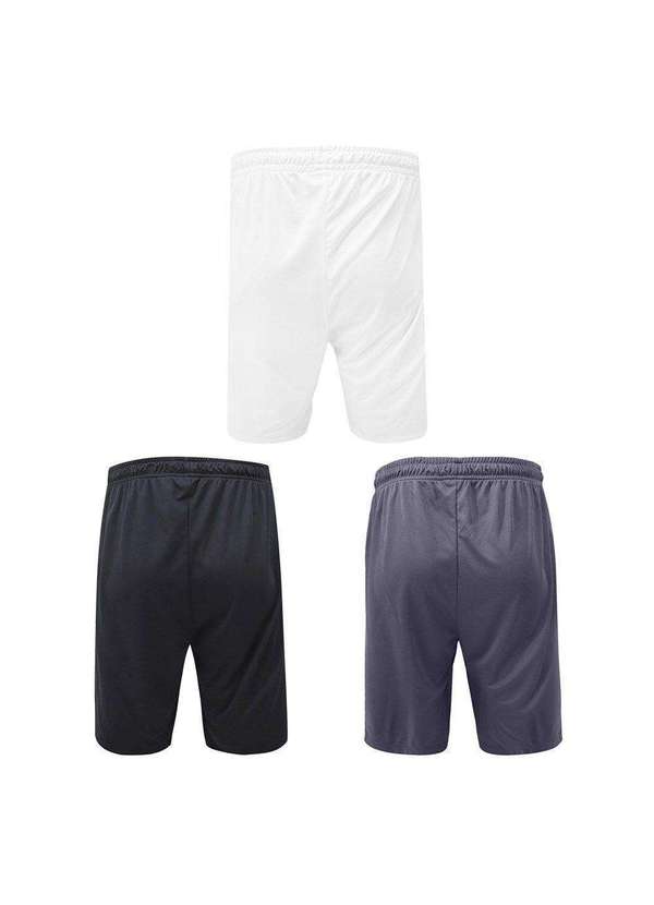 Topper - Kit 3 Calções Topper Classic New Masculino Branco 2