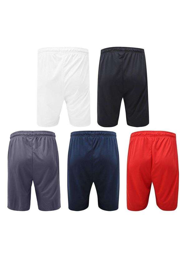 Topper - Kit 5 Calções Topper Classic New Masculino Branco 2