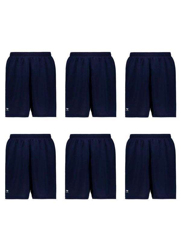 Penalty - Kit 6 Calções Penalty Matís Ix Masculino Azul