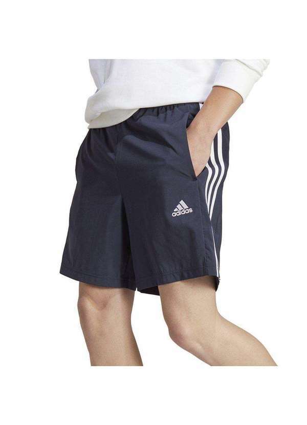Adidas - Short Adidas Chelsea Essentials 3 Stripes Masculina Azul