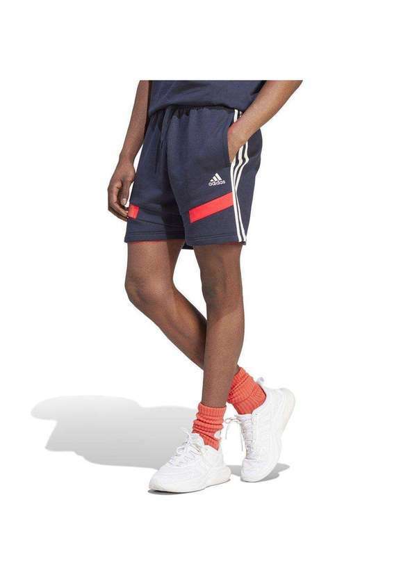 Adidas - Short Adidas Colorblock Masculino Azul
