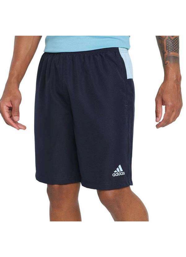 Adidas - Short Adidas Colorblock Masculino Azul