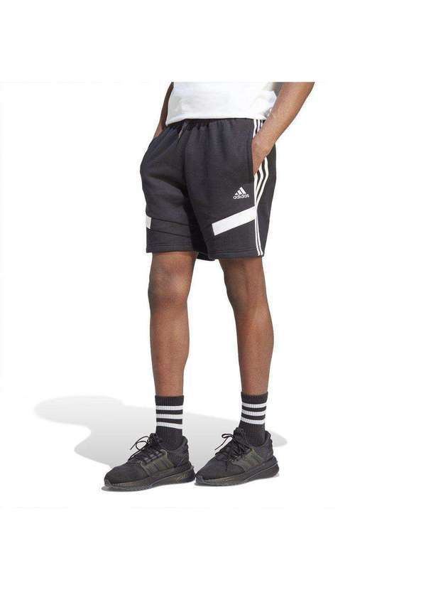 Adidas - Short Adidas Colorblock Masculino Preto